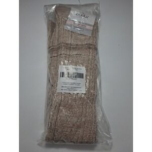 NEW Pudus Women's Tan Long Sweater Socks Shoe size 6-10